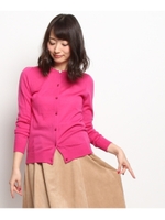 ビジューボタンニットカーディガン/オレンジ(067)