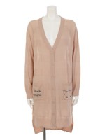 サニーデイコビニャーロングカーディガン/ピンクベージュ