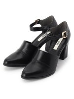 セパレートポインテッドパンプス/ブラック(019)