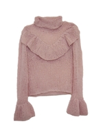 フリルニット/blue