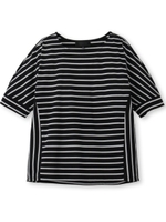 [L]ボーダードルマンプルオーバー/グレー(312)