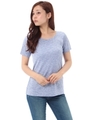 【AZUL ENCANTO】杢basic Tシャツ/柄BLU