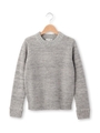 ハイネックニットプルオーバー/ダークグレー(413)