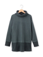 ミルドストライプワンピース/ライトブルー(391)