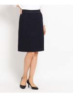 [S]ブライトツイードスカート/ライトベージュ(451)