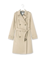 ギャバトレンチコート/ネイビー(093)