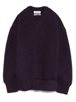 ベルト付ニット/NVY