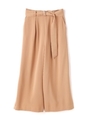 《BLANCHIC》スリットワイドパンツ/ベージュ(041)