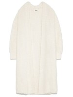 ソフトロングニットガウン/GRY