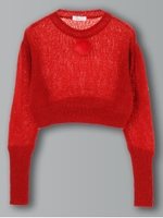 ルーズニットLSプルオーバー/ブラック