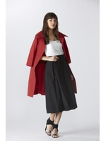 【AZUL ENCANTO】【山城葉子コラボ商品】グログランコート/RED