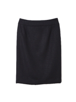 ウールラメブッチャータイトスカート/グレー(020)