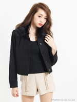 LADYファーミリタリーJK/モスグリーン