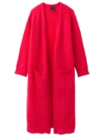 MOHAIR KNIT LONG CARDIGAN/ベージュ