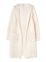 《EDIT COLOGNE》ポケットファーコーディガン/ピンク(090)