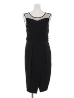 フロントクロスタイトDRESS(オケージョン)/ブラック