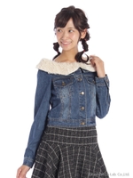 オフショルGジャン/インディゴ