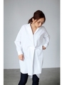 【AZUL by moussy】スキッパー長袖シャツワンピース/CAM