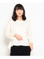 ソフトポンチぺプラムプルオーバー/ネイビー(093)