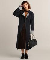 【予約】ノーカラーロングガウン