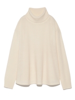 【emmi atelier】Aラインニットプルオーバー/OWHT