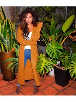 【anap mimpi】太リブガウン/GRY