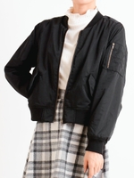 【relaxing line】MA-1リブブルゾン/カーキグリーン