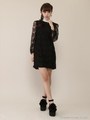 クラシカルレースワンピース/ブラック