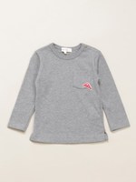 長袖Tシャツ/ブルー