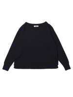 V-NECK KNIT TOP/ブラック