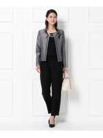 テーパードオールインワン/ネイビー(093)