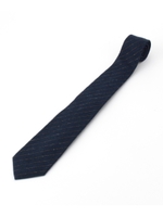 ウールレジメンタルタイ/チャコールグレー(214)