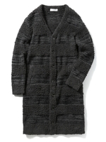 【GELATO PIQUE HOMME】’ジェラート×アクアドライ’ボーダーロングカーデ/BORDER