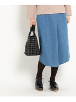 ANALOG LIGHTING デザインスカート/ブルー(092)