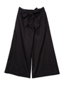 GAUCHO PANT WITH RIBBON/チャコール