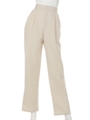 【BED&BREAKFAST】COMPRESSION WOOL Tuck Pants/IVORY