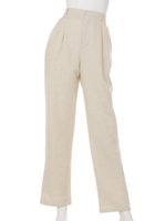 【BED&BREAKFAST】COMPRESSION WOOL Tuck Pants/IVORY