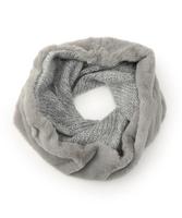 フェイクファーニットスヌード