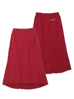 SLAB SWEAT LONG SKIRT/バーガンディ