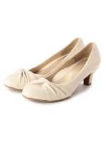 ひねりデザインパンプス/ベージュ(052)