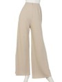 [GREED]DOUBLE FACE Flared Pants/BEIGE