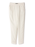 《B ability》レーヨントリアセテーパードパンツ/ホワイト(031)