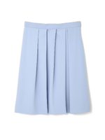 《Purpose》ソフトドビークロスタックフレアスカート/ブルー(110)