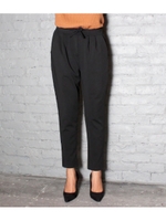 【ANAP】タック入りテーパードパンツ/BK