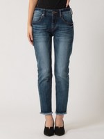 カットオフデニムパンツ/ブルー