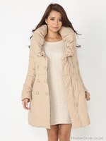 ベルトダブルミディダウンCT/BEG