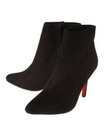 スエードショートブーツ/ブラウン