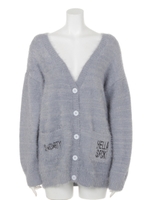 デッドロックフェザーヤーンーカーデ/ラベンダー