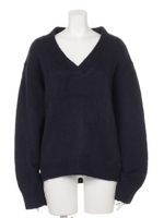 Shaggy WIDE V/N KNIT/NVY