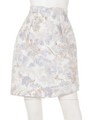 ガーデンフラワータイトスカート/ライトブルー